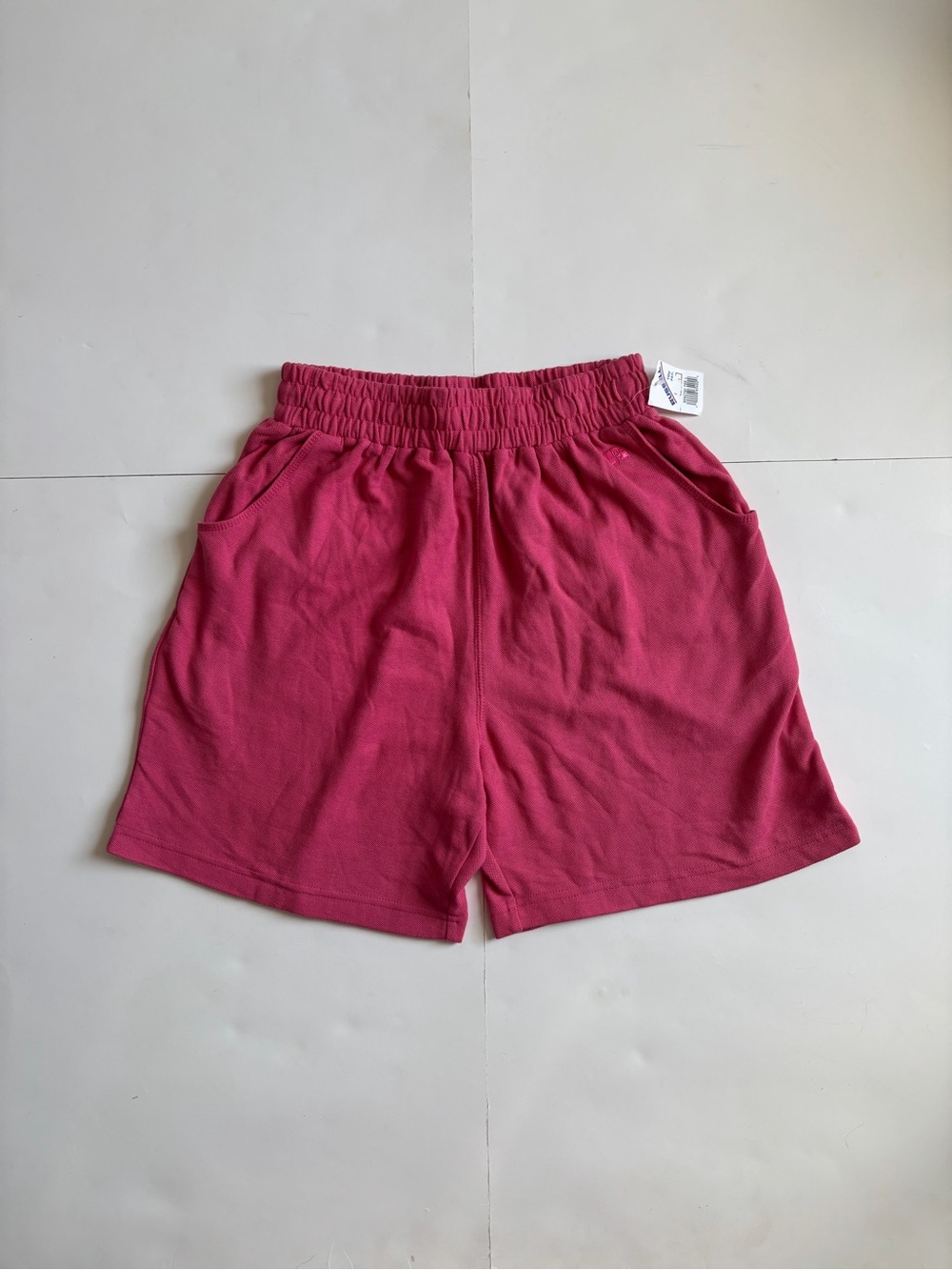 Russell Athletic Women's Fuchsia Elastic Waist Athletic Shorts - Picture 1 of 7